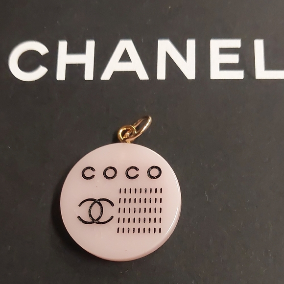 CC Pink Resin COCO Charm Pendant - Picture 2 of 3